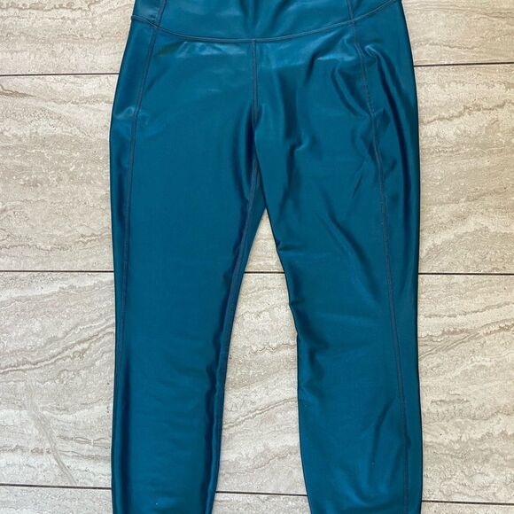 All in Motion Leggings Green HIgh Size M - Picture 2 of 8